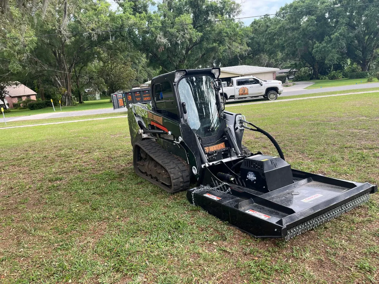 Tree Houdini equipment staged on a Florida property